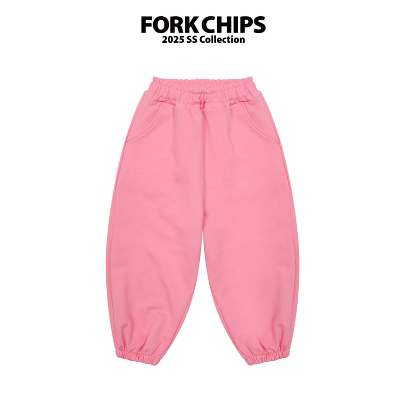 Fork Chips - Korean Children Fashion - #prettylittlegirls - Angel Jogger Pants - 3