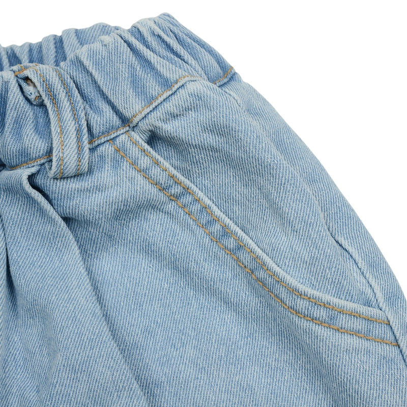 Fork Chips - Korean Children Fashion - #stylishchildhood - Drop Jeans - 5