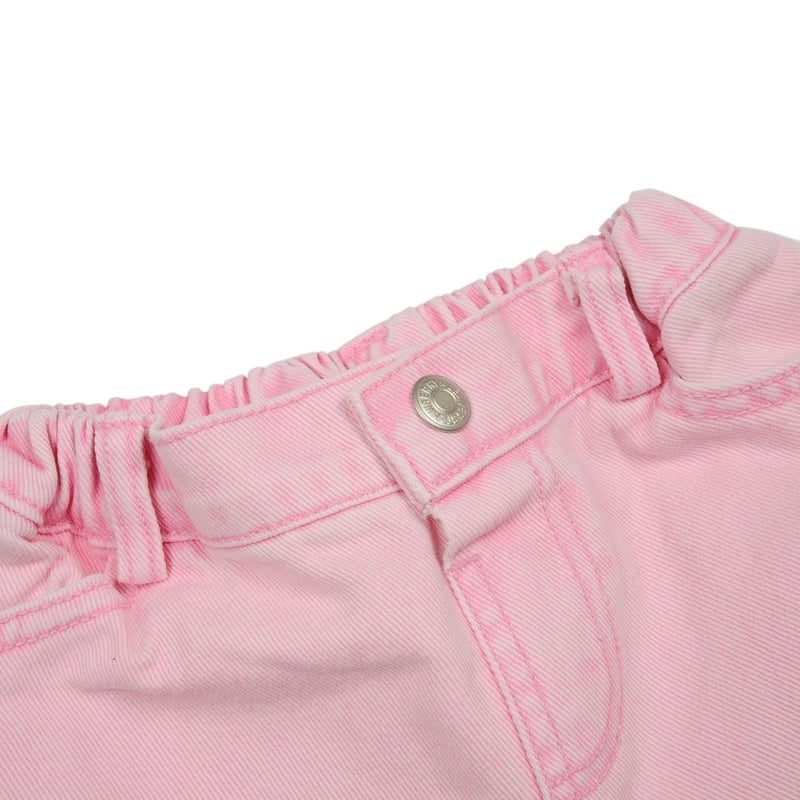 Fork Chips - Korean Children Fashion - #toddlerclothing - Pink Line Pants - 4