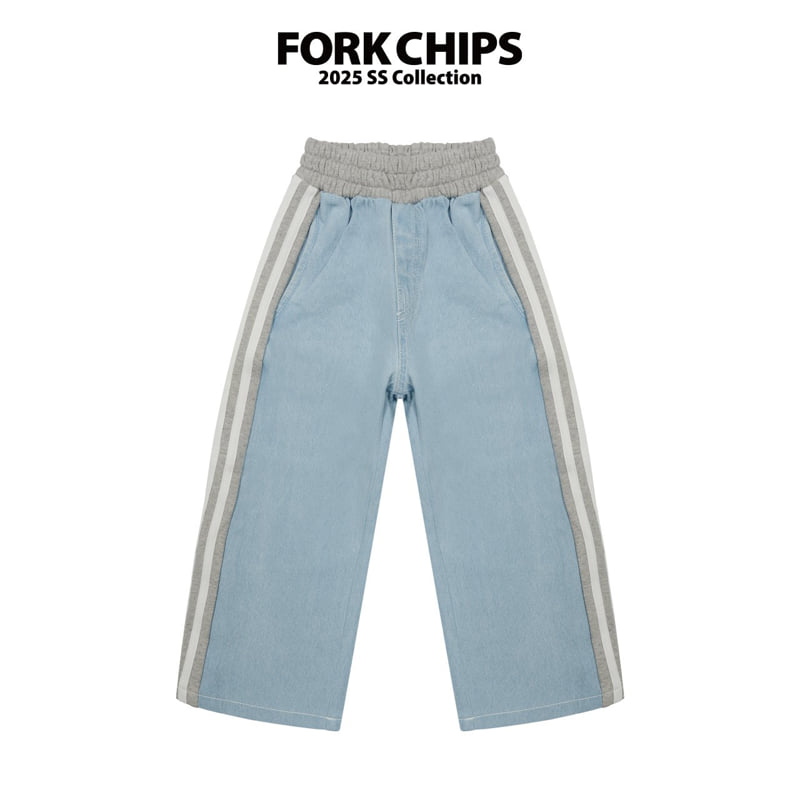 Fork Chips - Korean Children Fashion - #stylishchildhood - Bless Mix Pants