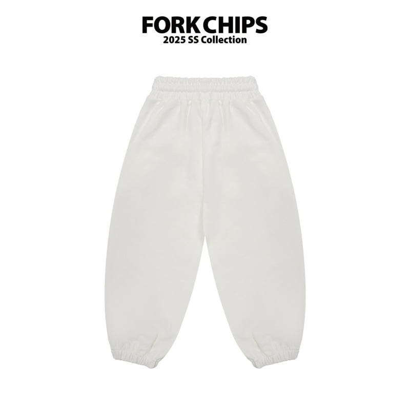 Fork Chips - Korean Children Fashion - #prettylittlegirls - Burning Jogger Pants - 4