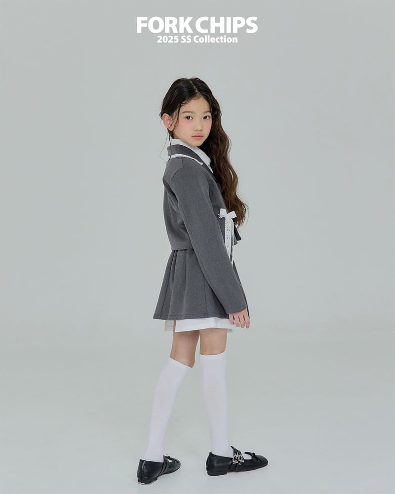 Fork Chips - Korean Children Fashion - #todddlerfashion - Frill Skirt - 11