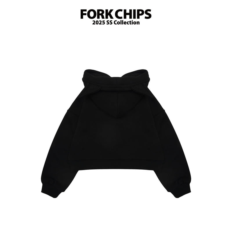 Fork Chips - Korean Children Fashion - #todddlerfashion - Angel Hood Zip-up Jacket - 5