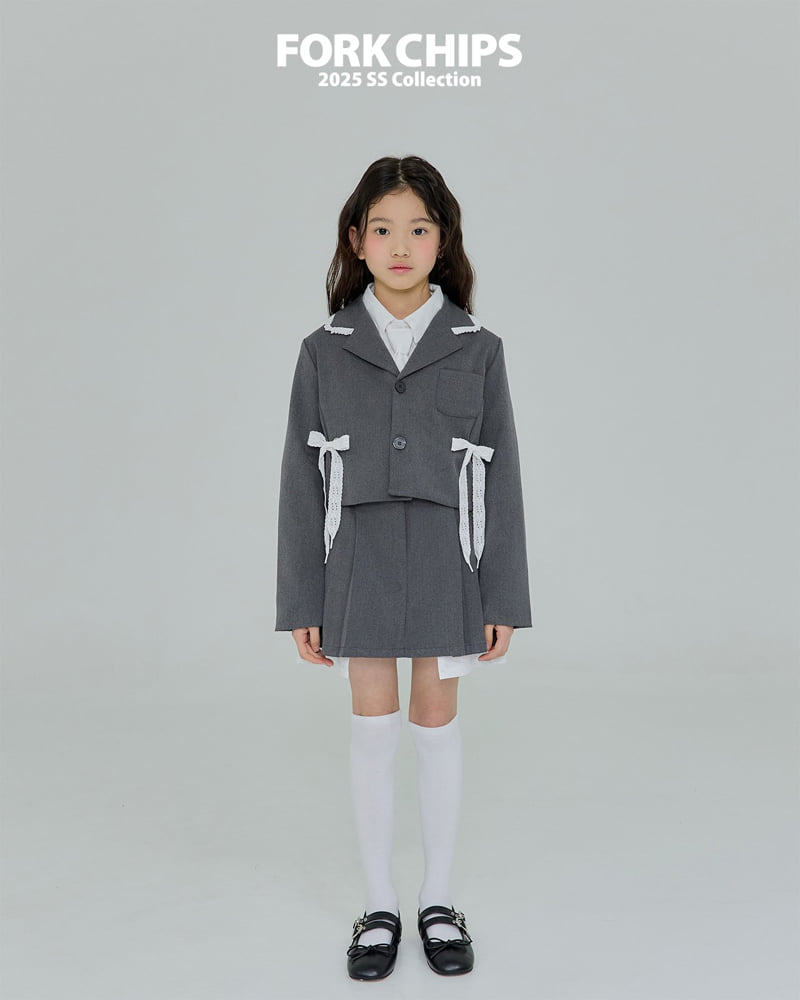 Fork Chips - Korean Children Fashion - #toddlerclothing - Frill Skirt - 12