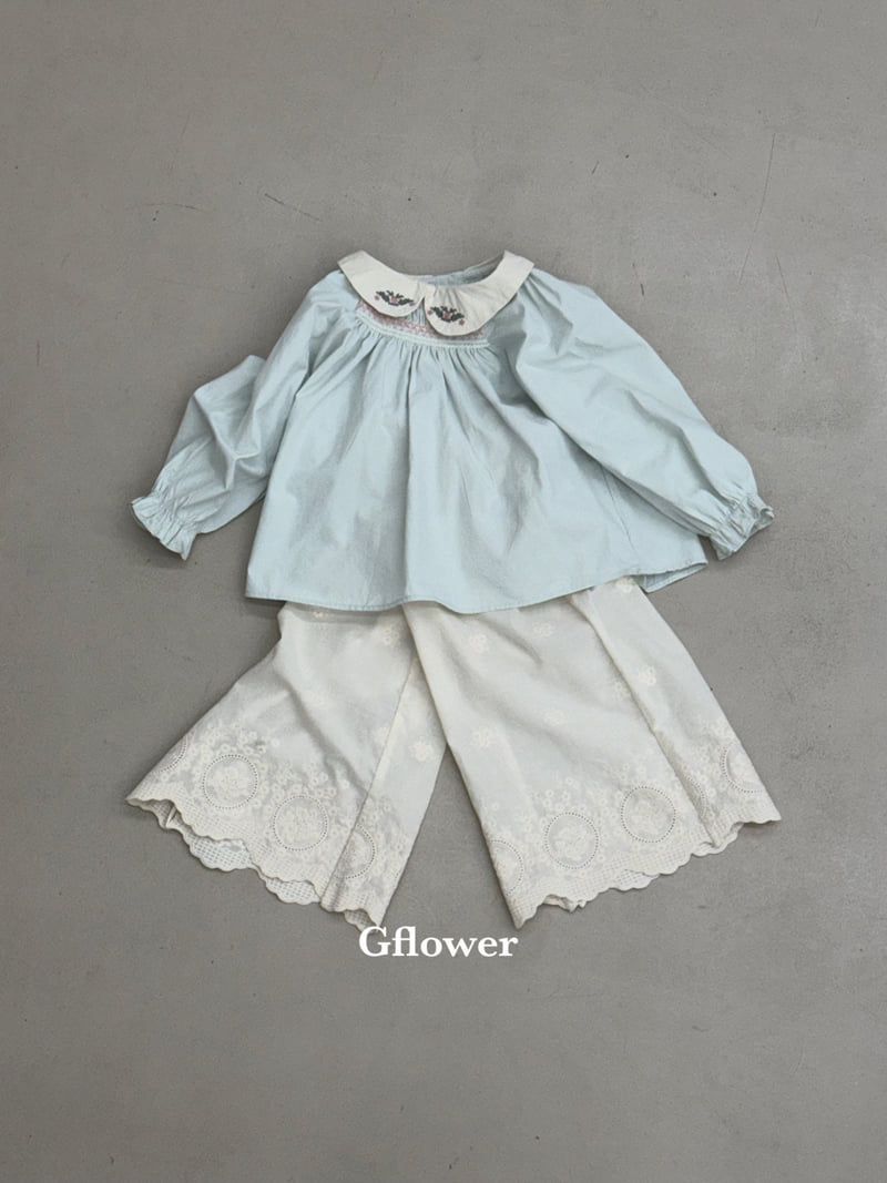 G Flower - Korean Children Fashion - #childofig - Embroidered Blouse - 12