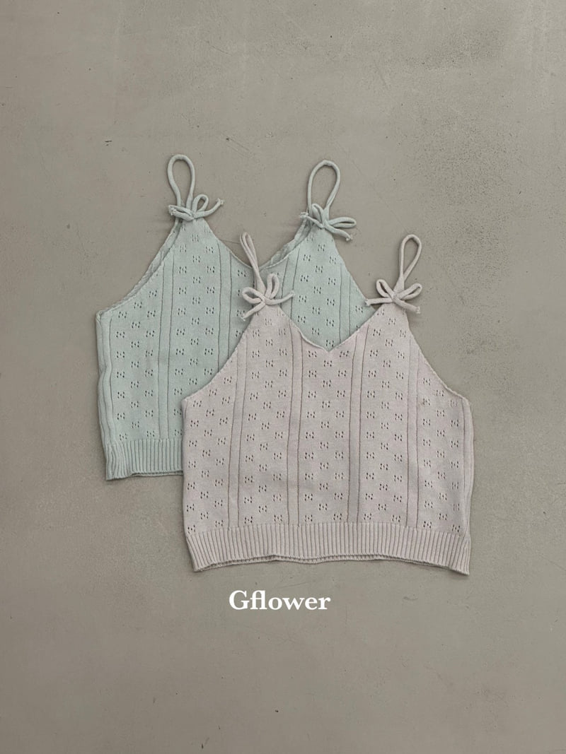 G Flower - Korean Children Fashion - #designkidswear - Ribbon Knit Vest - 9