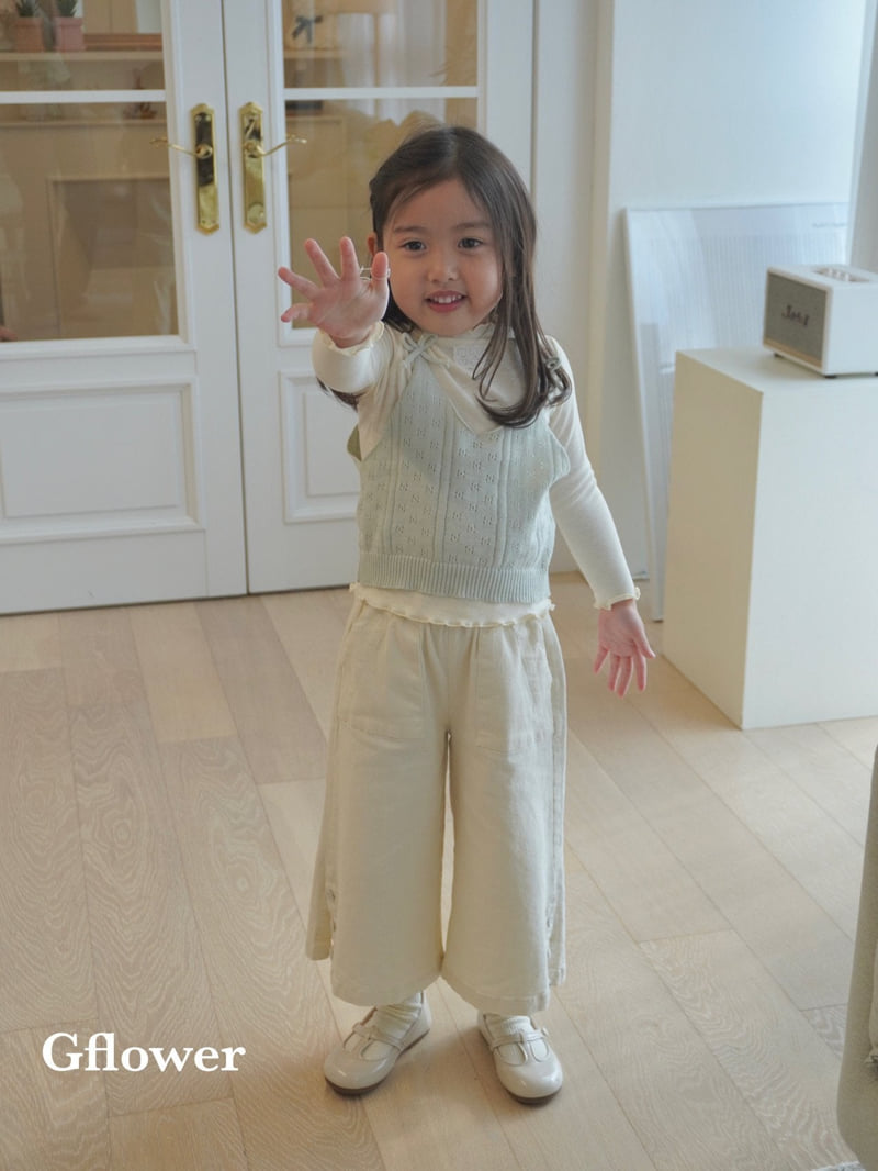 G Flower - Korean Children Fashion - #fashionkids - Button Pants - 3