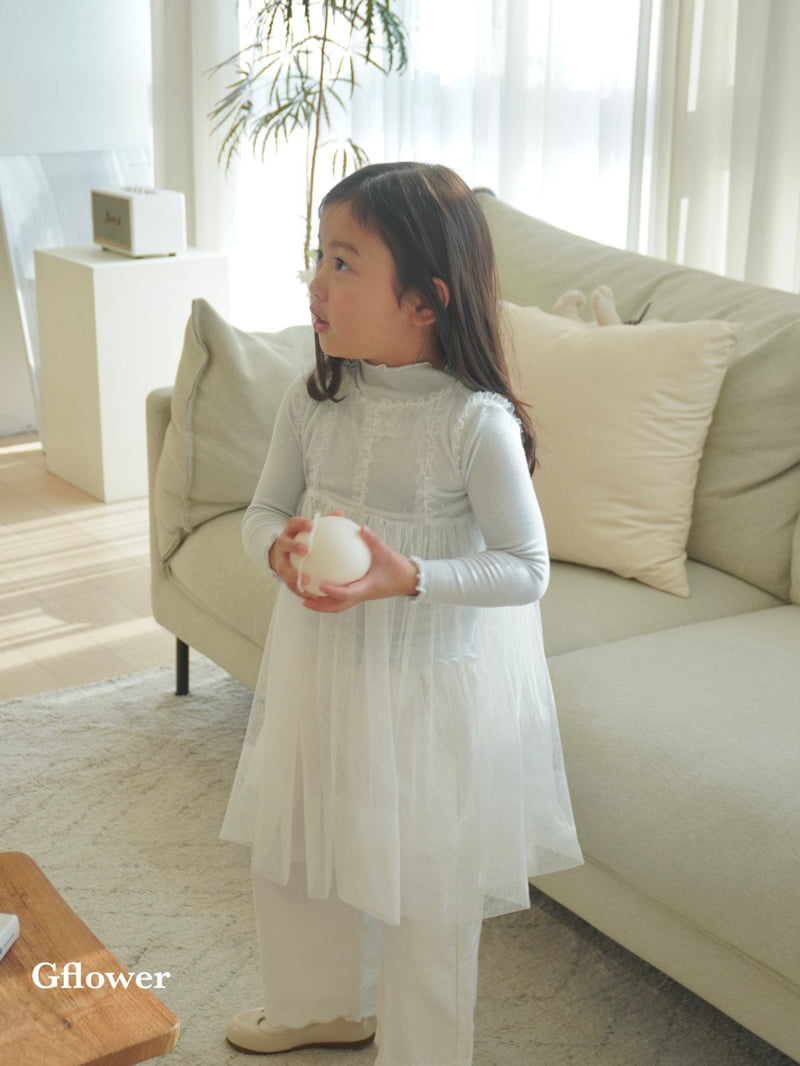 G Flower - Korean Children Fashion - #discoveringself - Lace One-piece - 4
