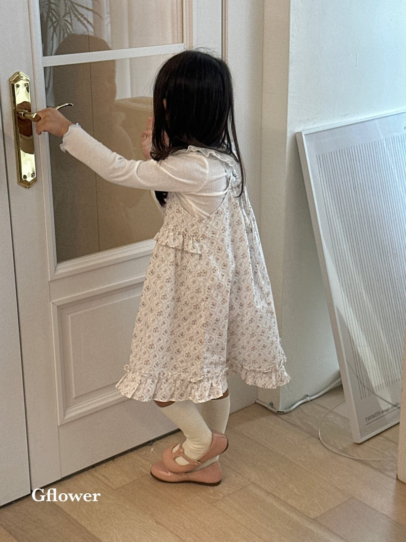 G Flower - Korean Children Fashion - #kidsstore - Flower One-piece - 5
