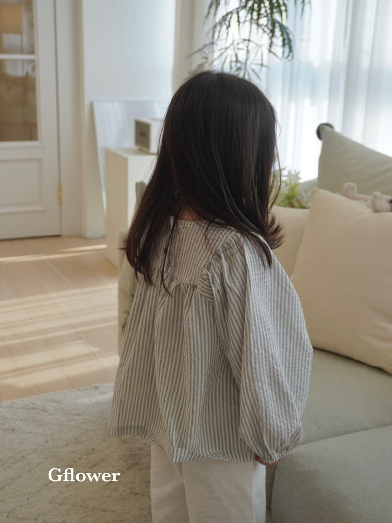 G Flower - Korean Children Fashion - #prettylittlegirls - Striped Blouse - 9