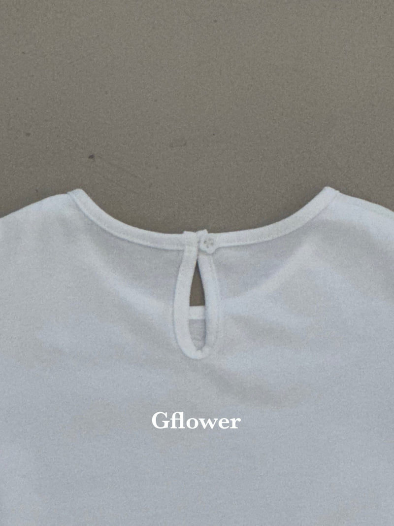 G Flower - Korean Children Fashion - #stylishchildhood - White Volume Tee - 12