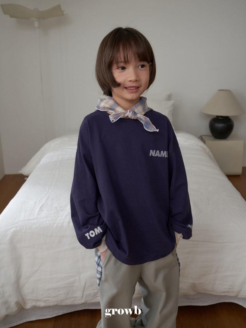 Grow B - Korean Children Fashion - #Kfashion4kids - Name Tee - 9