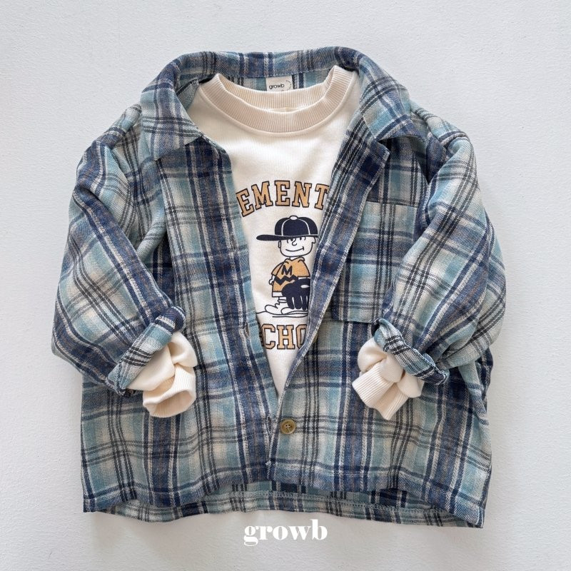 Grow B - Korean Children Fashion - #Kfashion4kids - Poster Shirt - 5