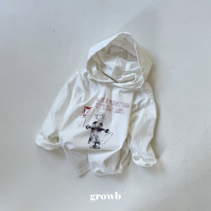Grow B - Korean Children Fashion - #childofig - Popeye Hoodie - 3