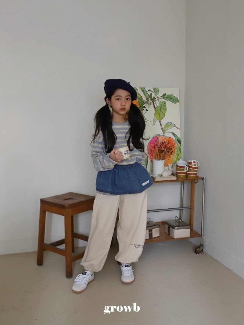 Grow B - Korean Children Fashion - #designkidswear - Address Jogger Pants - 12