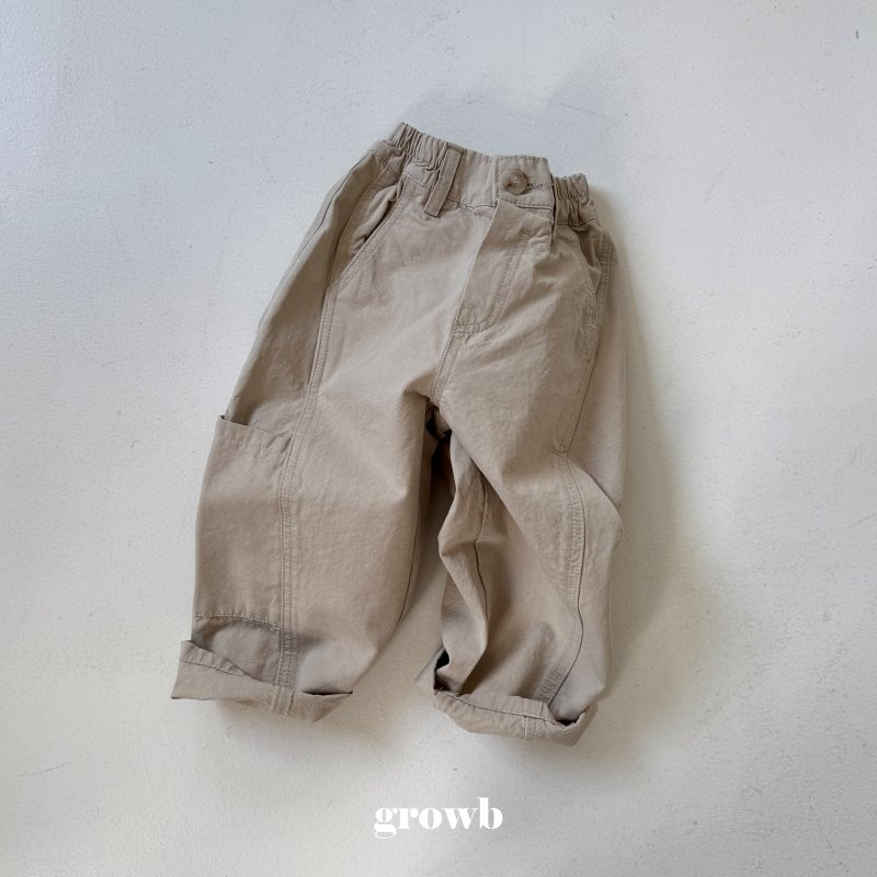 Grow B - Korean Children Fashion - #childrensboutique - Sub Pocket Pants - 4