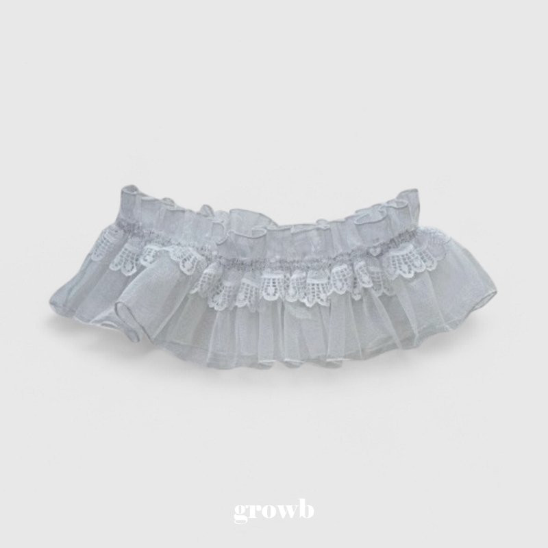 Grow B - Korean Children Fashion - #designkidswear - Lace Skirt