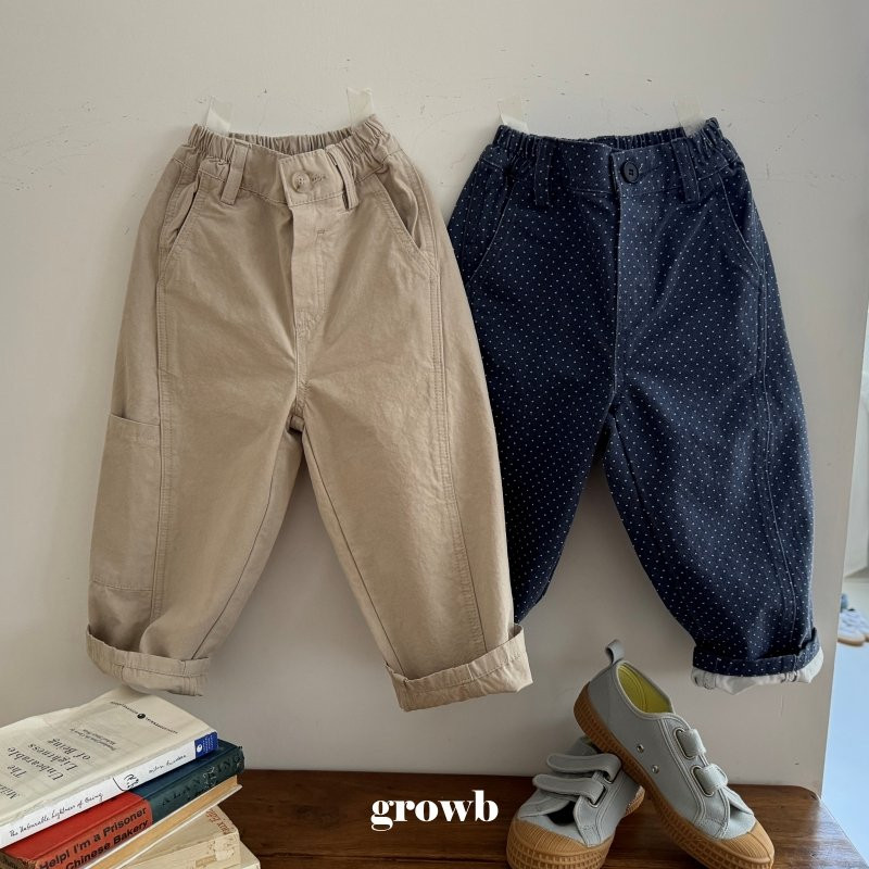 Grow B - Korean Children Fashion - #fashionkids - Sub Pocket Pants - 6