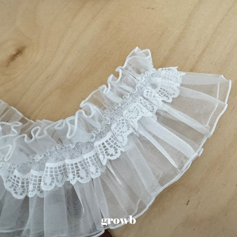 Grow B - Korean Children Fashion - #fashionkids - Lace Skirt - 3