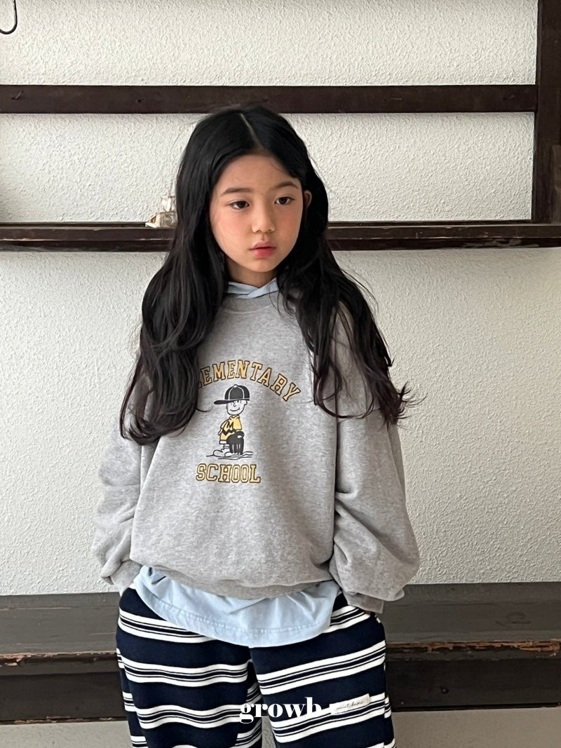 Grow B - Korean Children Fashion - #kidsshorts - School Sweatshirts - 12