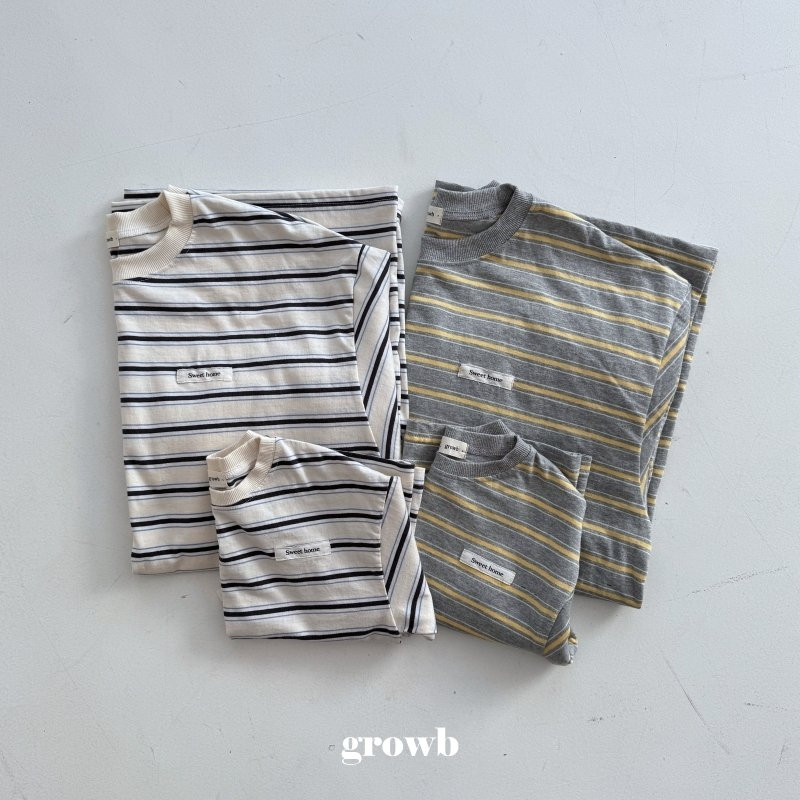 Grow B - Korean Children Fashion - #kidsshorts - Sweet Home Tee - 5