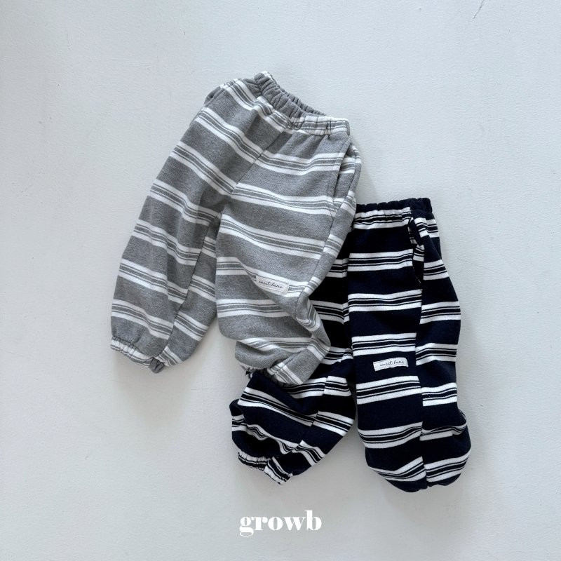Grow B - Korean Children Fashion - #littlefashionista - Kohlrabi Jogger Pants - 5