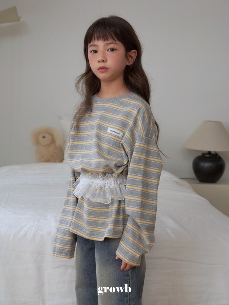 Grow B - Korean Children Fashion - #littlefashionista - Sweet Home Tee - 9