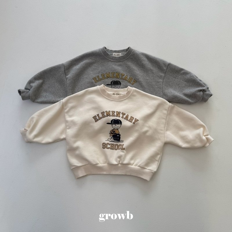 Grow B - Korean Children Fashion - #magicofchildhood - School Sweatshirts