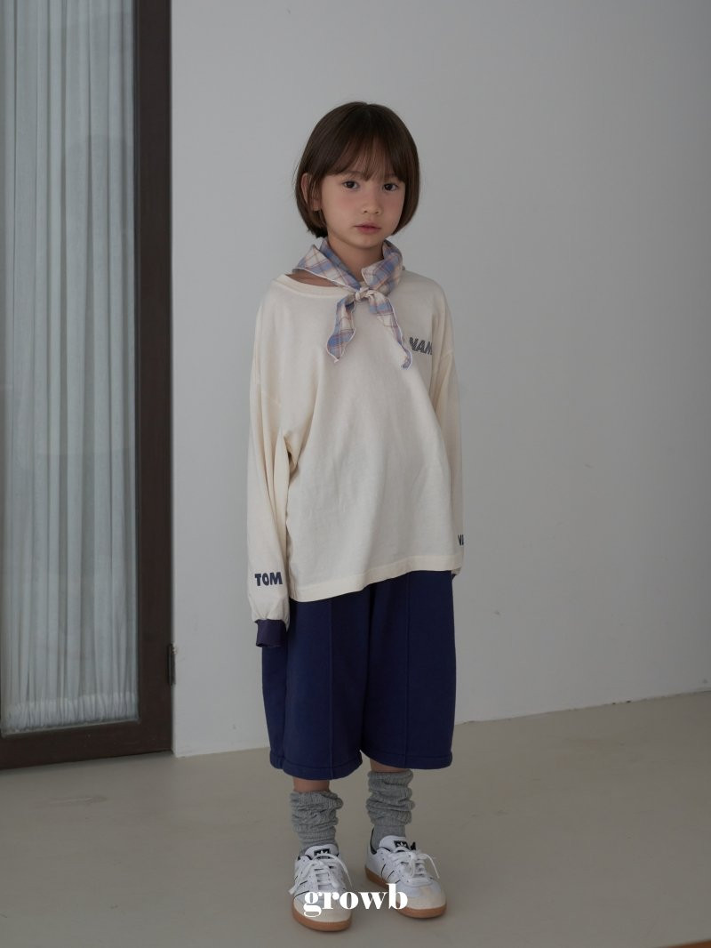 Grow B - Korean Children Fashion - #minifashionista - Name Tee - 12