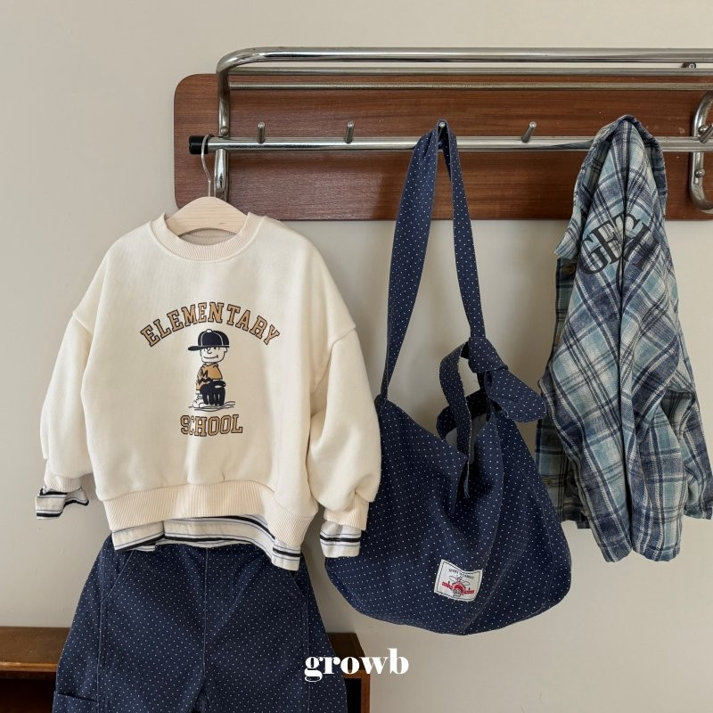 Grow B - Korean Children Fashion - #magicofchildhood - Tie Cross Bag - 4