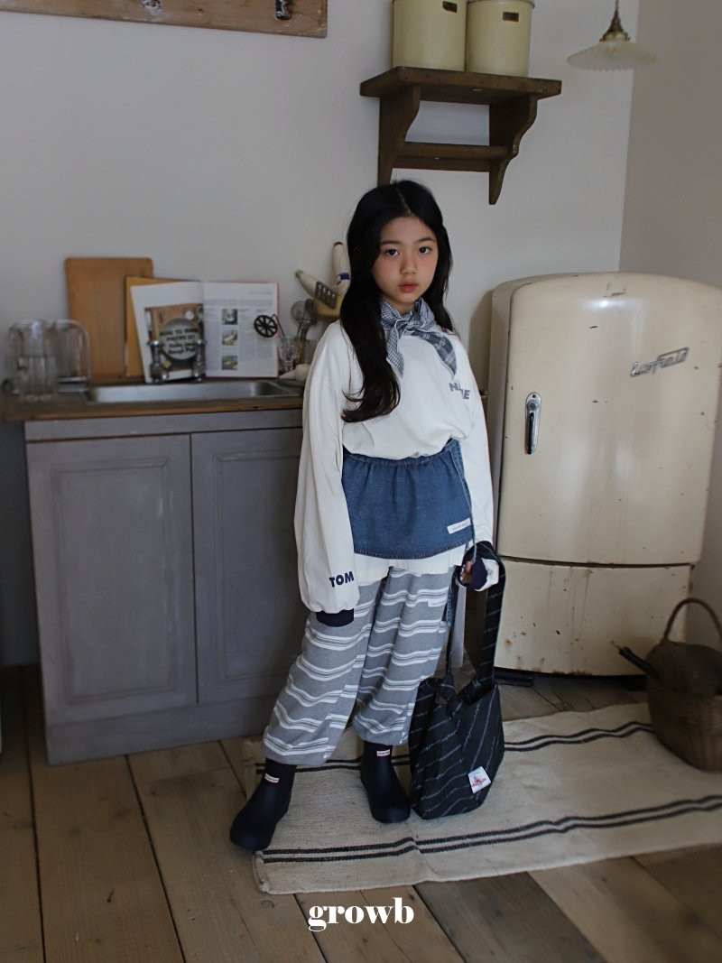 Grow B - Korean Children Fashion - #stylishchildhood - Kohlrabi Jogger Pants - 11