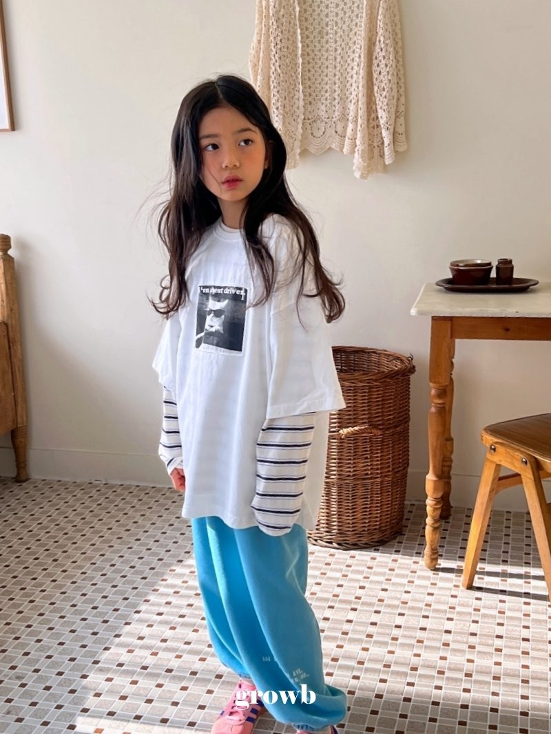 Grow B - Korean Children Fashion - #todddlerfashion - Address Jogger Pants - 7
