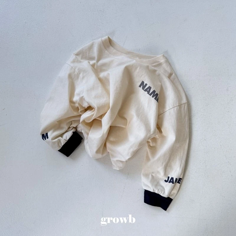 Grow B - Korean Women Fashion - #momslook - Adult Name Tee - 3