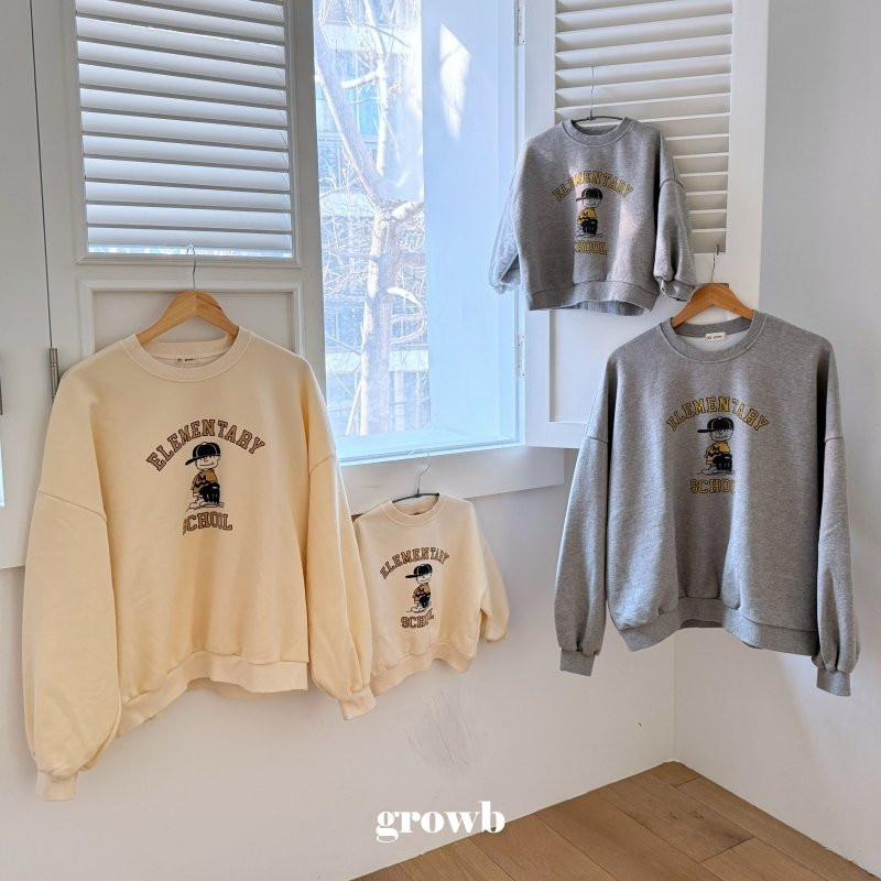 Grow B - Korean Women Fashion - #womensfashion - Adult School Sweatshirts - 8