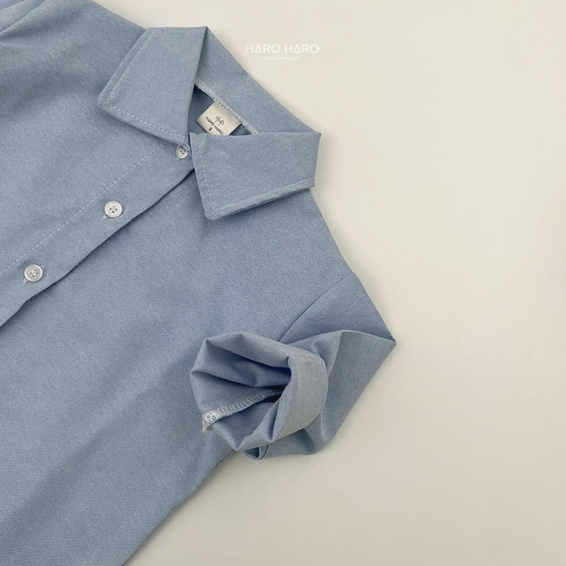 Haro Haro - Korean Children Fashion - #Kfashion4kids - Crown Oxford Shirt - 8