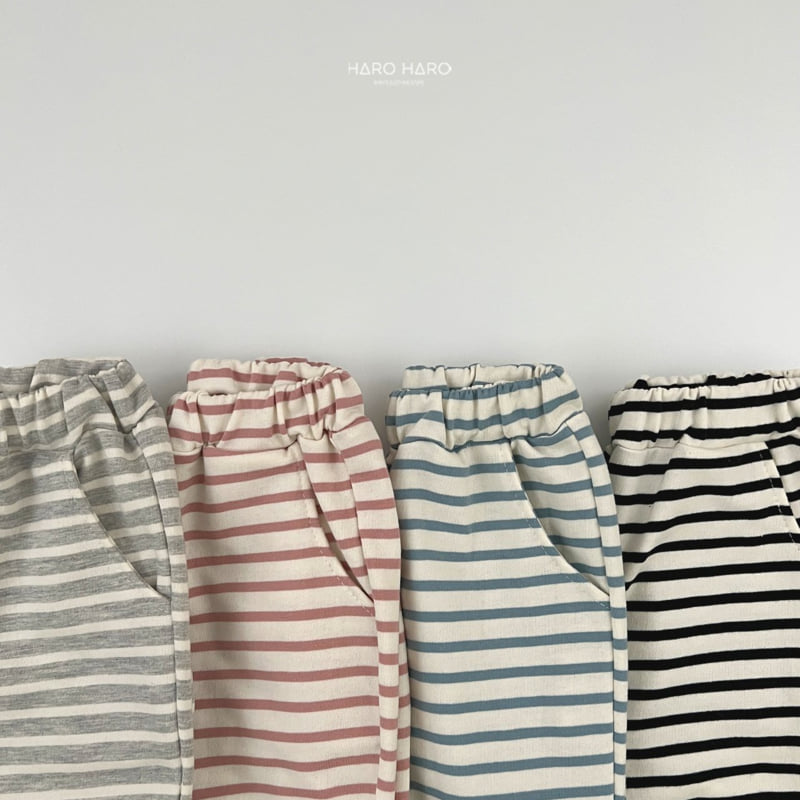 Haro Haro - Korean Children Fashion - #Kfashion4kids - Sweet Stripe Pants - 5