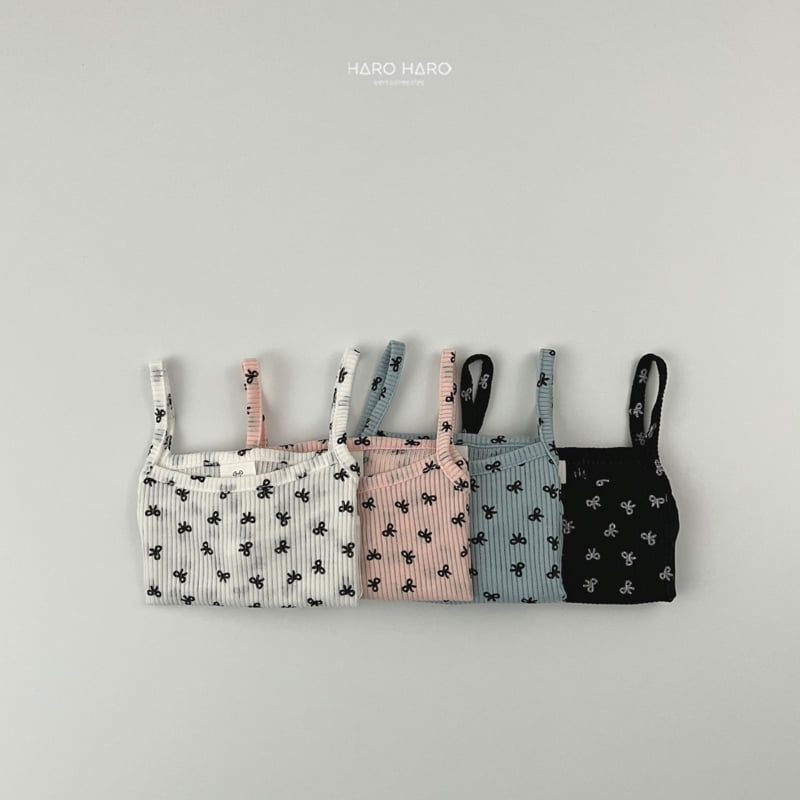 Haro Haro - Korean Children Fashion - #Kfashion4kids - Ribbon Ribbed Bustier - 10