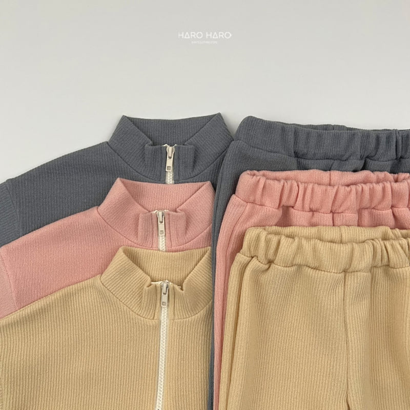 Haro Haro - Korean Children Fashion - #kidzfashiontrend - Crayon Knit Top Bottom Set - 4