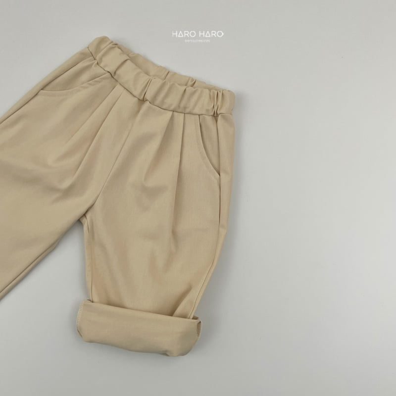Haro Haro - Korean Children Fashion - #childofig - Pin-tuck Pleated Cotton Pants Set - 9