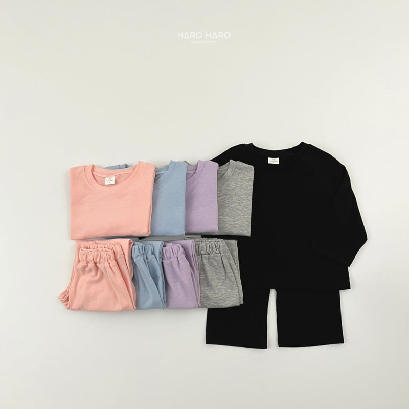 Haro Haro - Korean Children Fashion - #childofig - Honey Top Bottom Set - 8