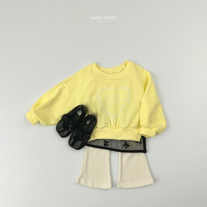 Haro Haro - Korean Children Fashion - #childofig - Chain Heart Sweatshirts - 12