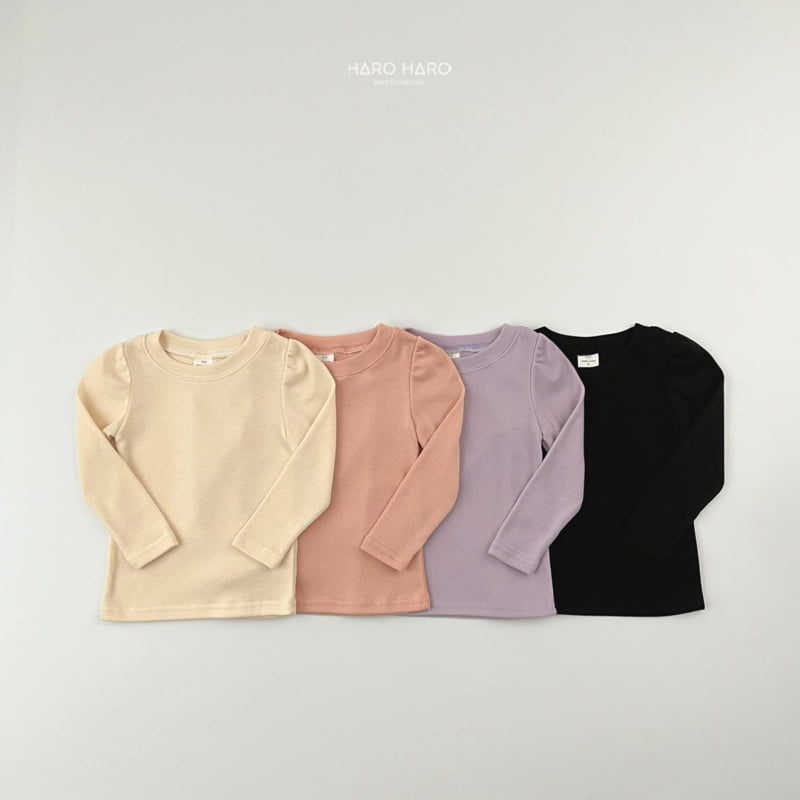 Haro Haro - Korean Children Fashion - #stylishchildhood - Soft Puff Tee - 4