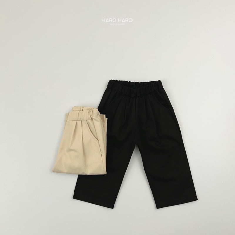 Haro Haro - Korean Children Fashion - #childrensboutique - Pin-tuck Pleated Cotton Pants Set - 10