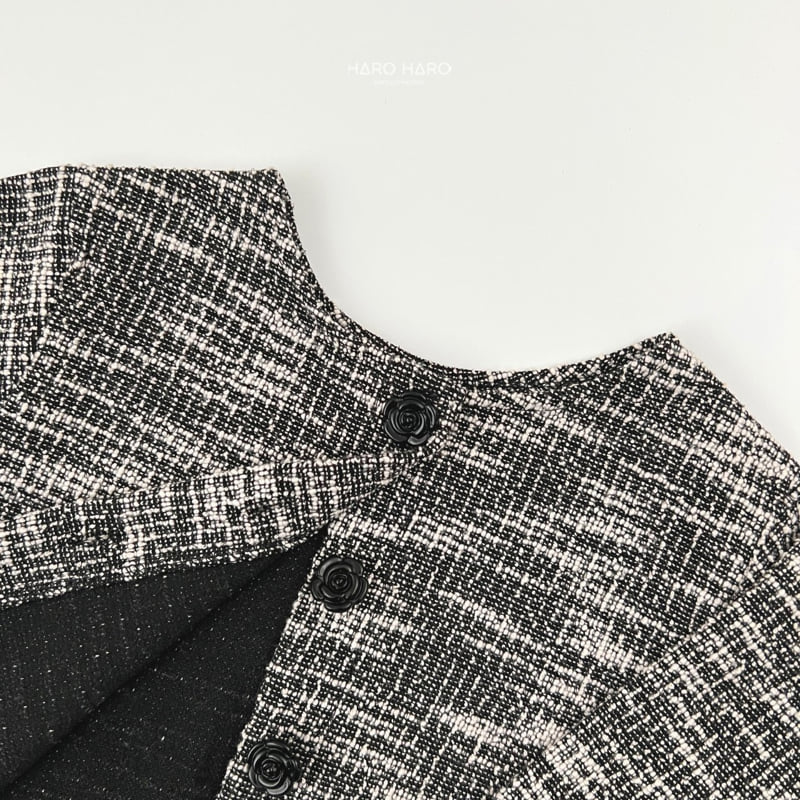 Haro Haro - Korean Children Fashion - #childrensboutique - Coco Tweed Jacket - 7
