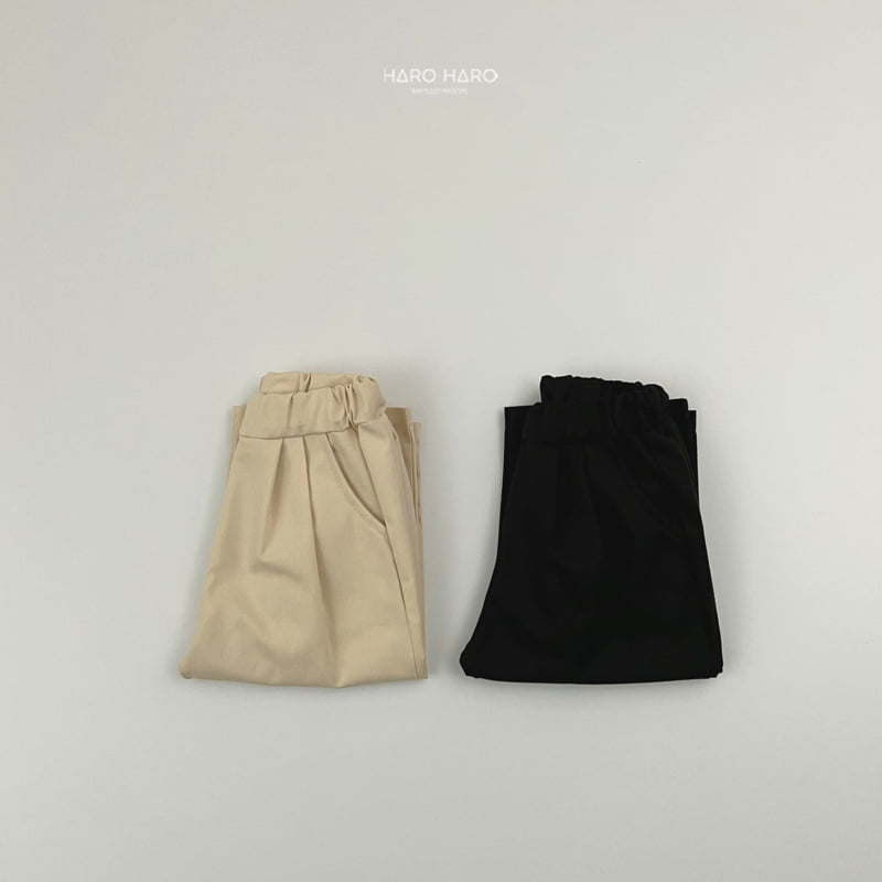 Haro Haro - Korean Children Fashion - #designkidswear - Pin-tuck Pleated Cotton Pants Set - 11