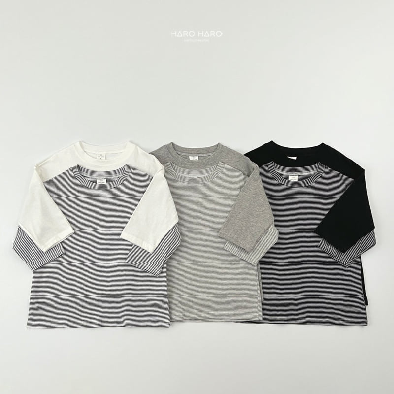 Haro Haro - Korean Children Fashion - #designkidswear - Basic Tee Set - 5
