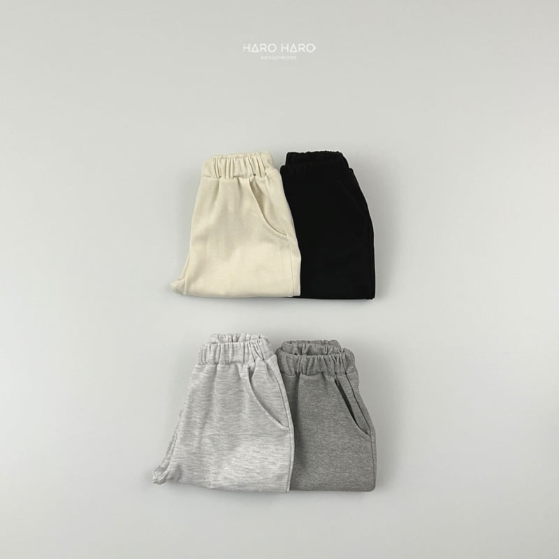 Haro Haro - Korean Children Fashion - #designkidswear - Cozy Jogger Pants Set - 10