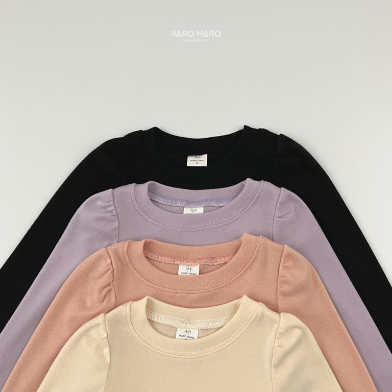 Haro Haro - Korean Children Fashion - #designkidswear - Soft Puff Tee - 6