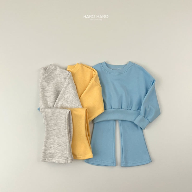 Haro Haro - Korean Children Fashion - #designkidswear - Juliet Crop Top Bottom Set - 8