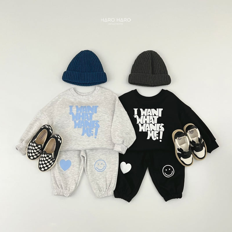 Haro Haro - Korean Children Fashion - #designkidswear - Heart Smile Jogger Pants - 12